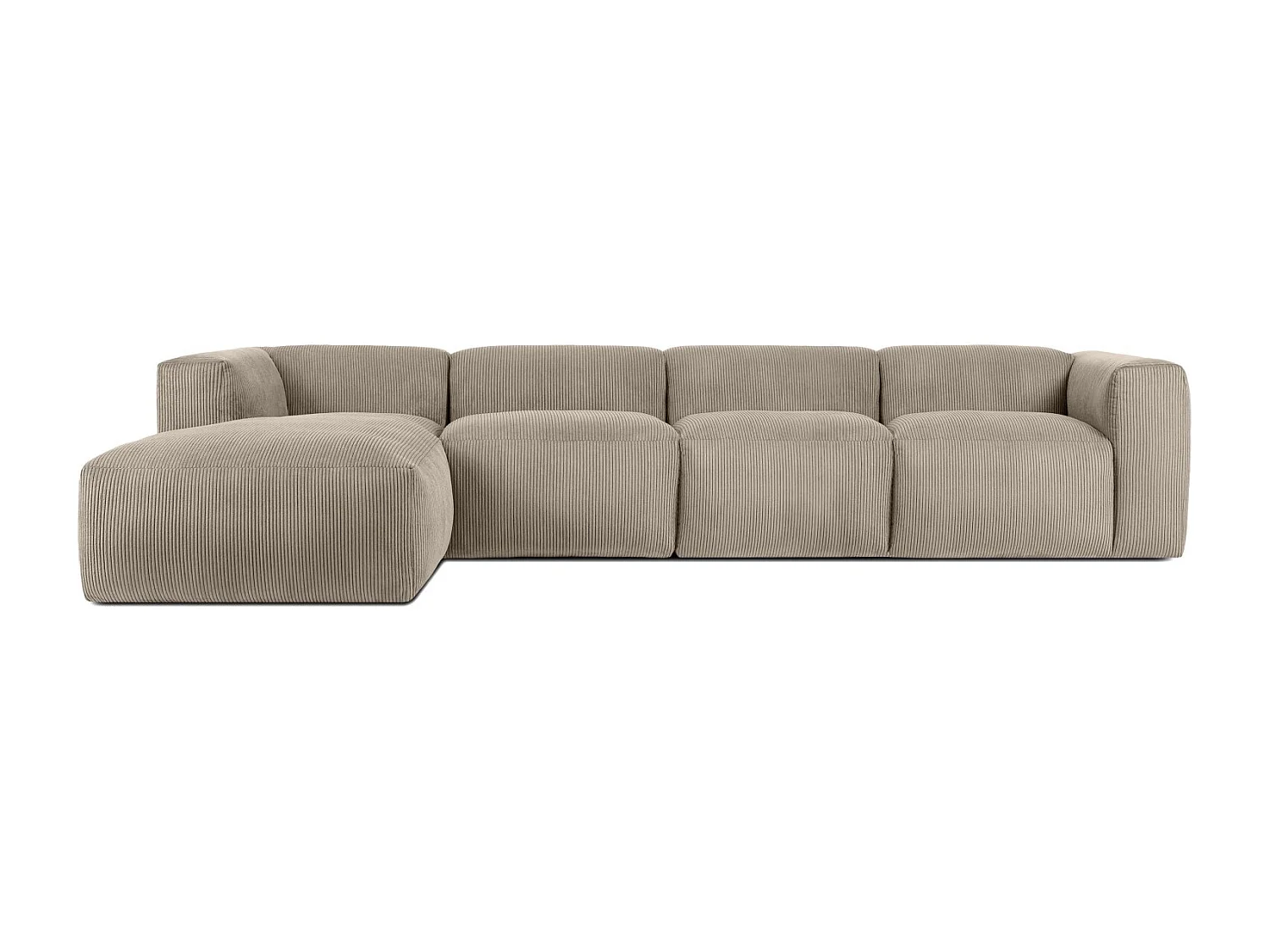 Ecksofa BUFFO 6-Sitzer - Beige
