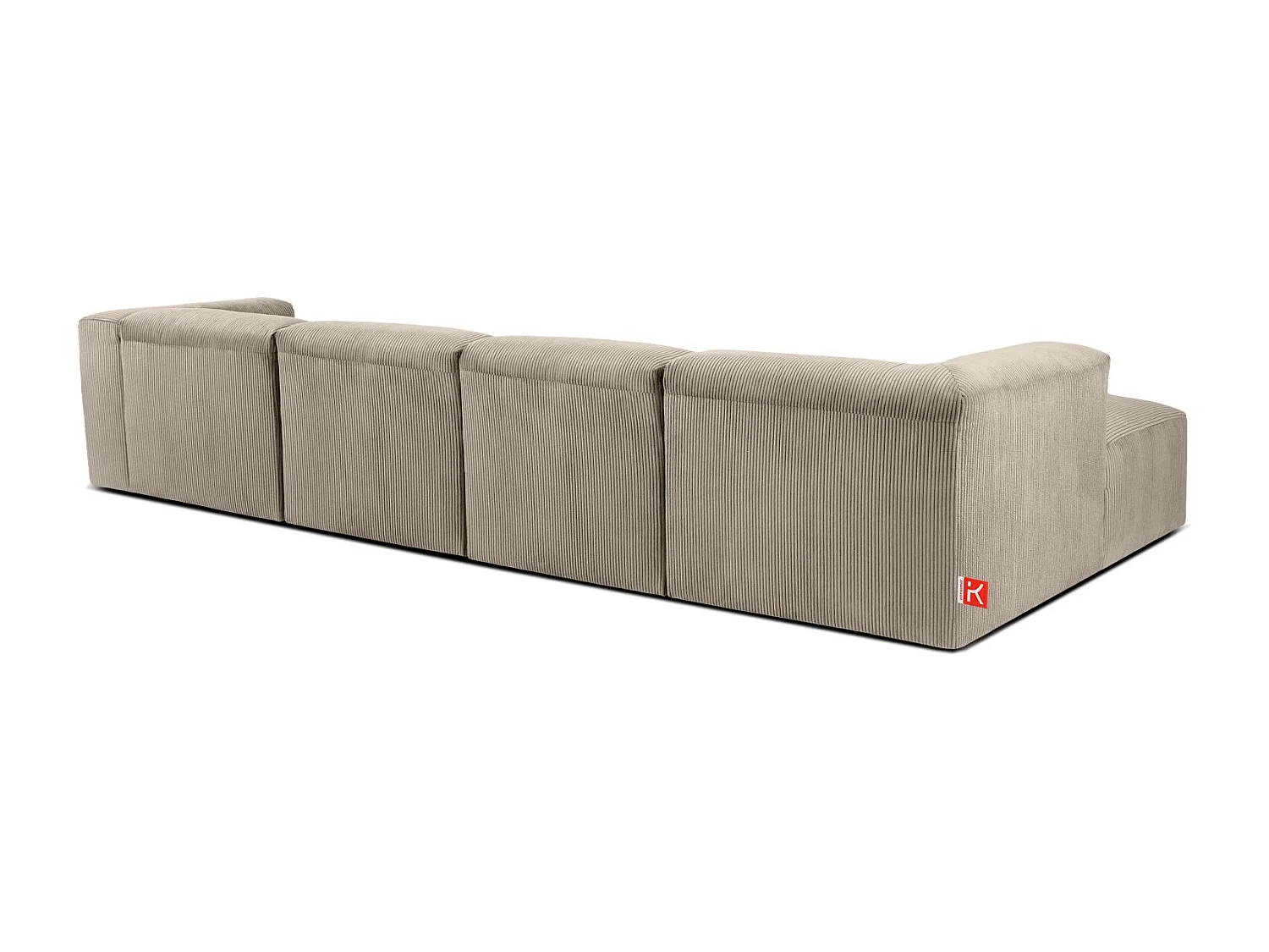 Ecksofa BUFFO 6-Sitzer - Beige