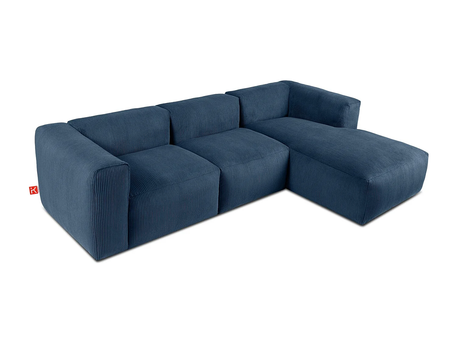 Ecksofa BUFFO 5-Sitzer - Nachtblau