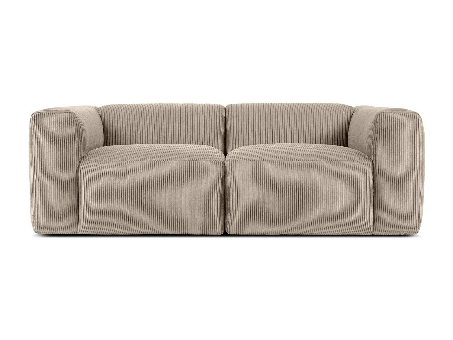 Einzelsofa - modular - 3-sitzer - Beige