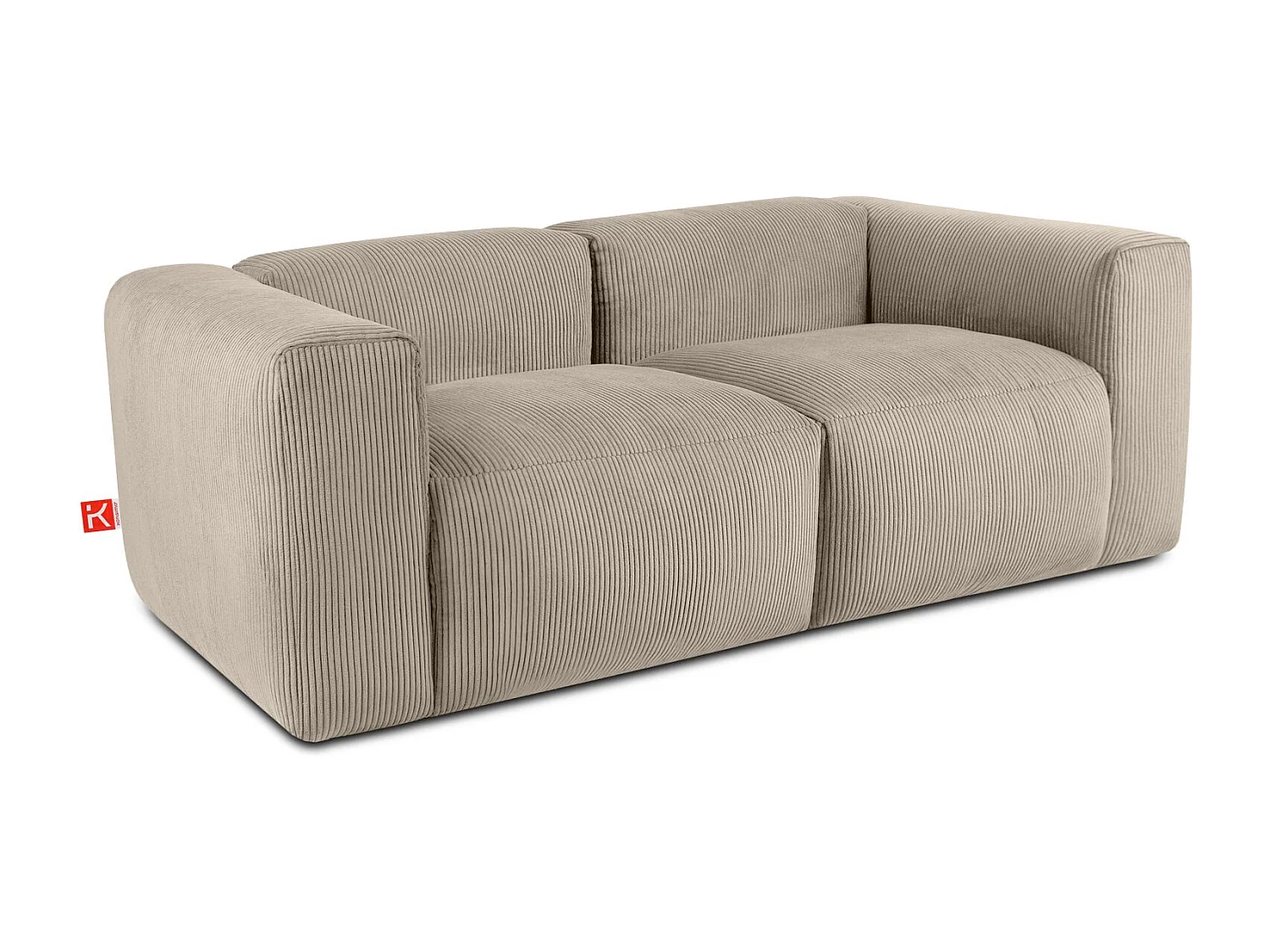 Einzelsofa - modular - 3-sitzer - Beige