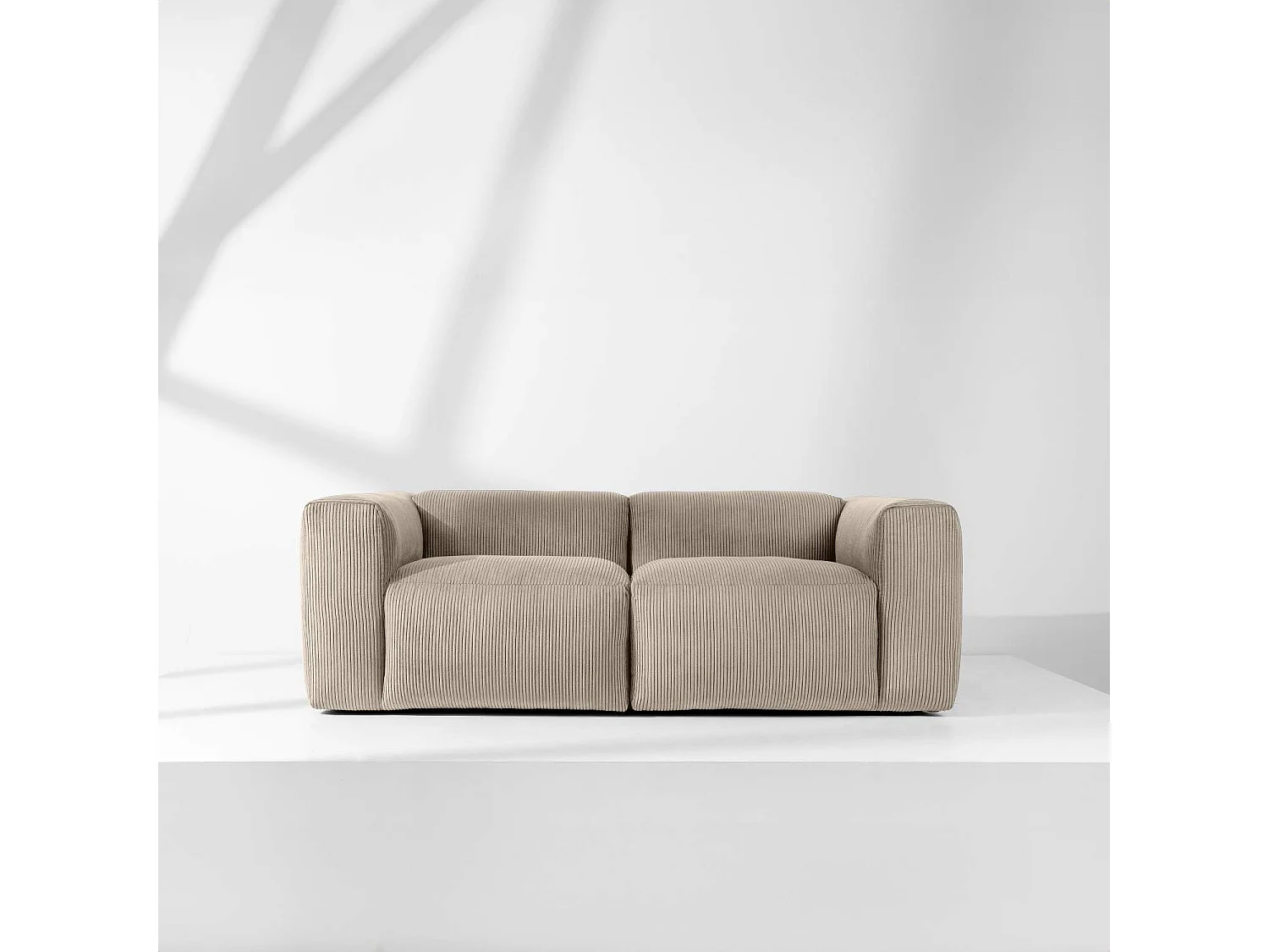 Einzelsofa - modular - 3-sitzer - Beige