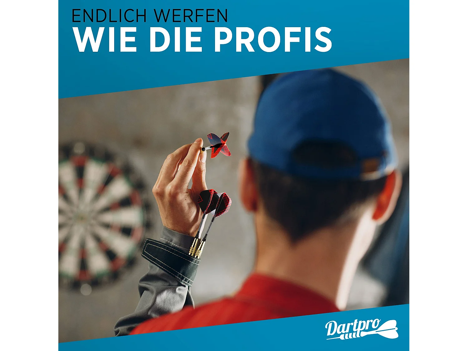 DartPro Dartpfeile mit Kunststoffspitze – 12
