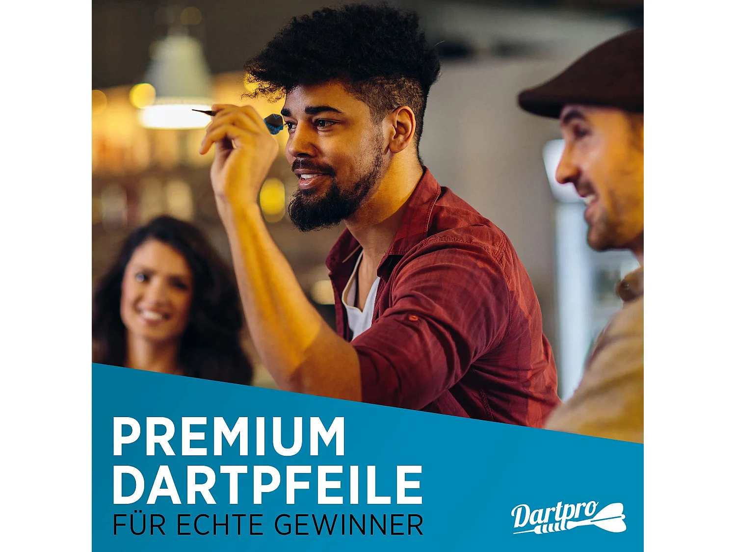 DartPro Dartpfeile mit Kunststoffspitze – 12