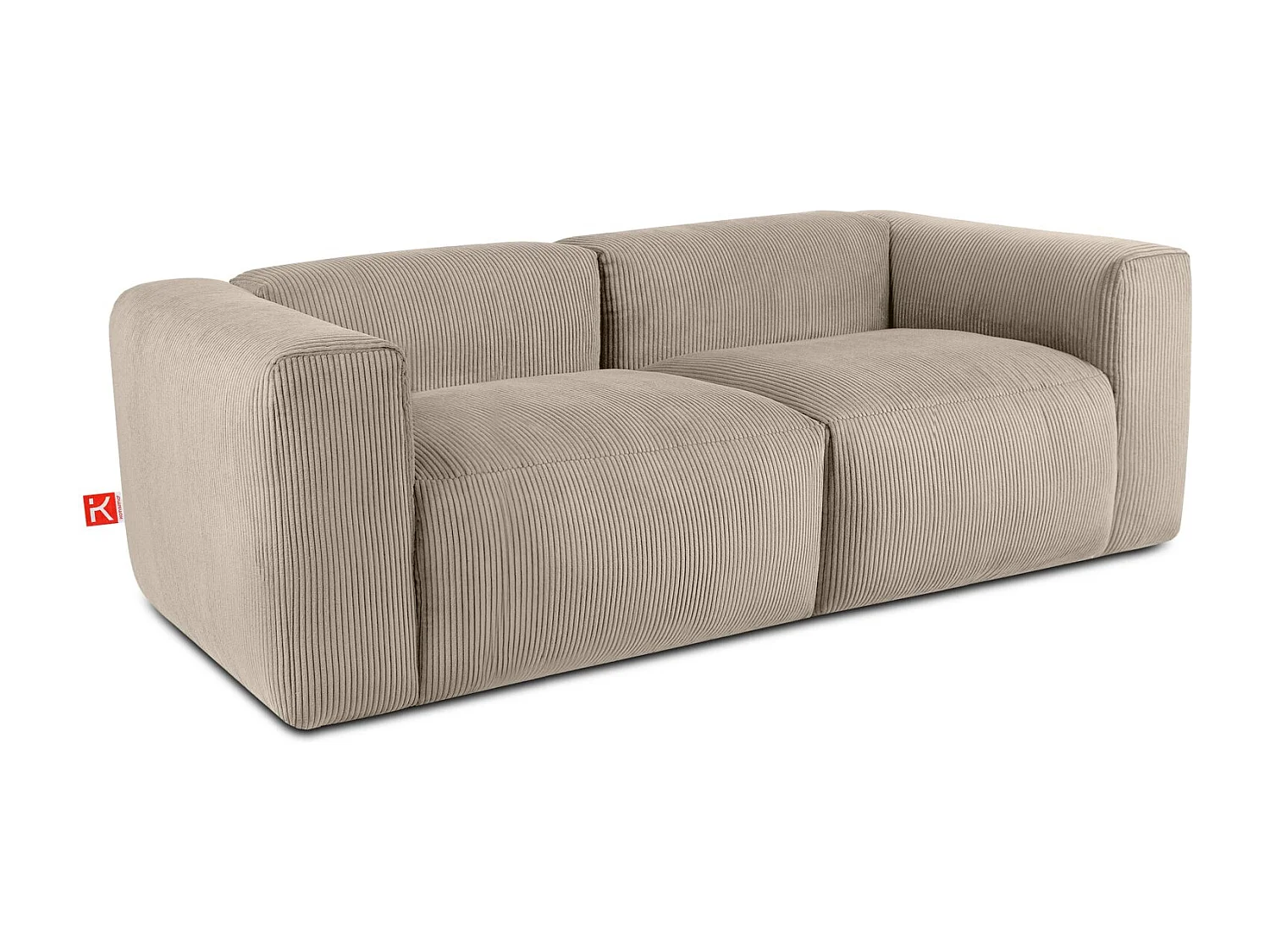 Einzelsofa - modular - 4-sitzer - Beige