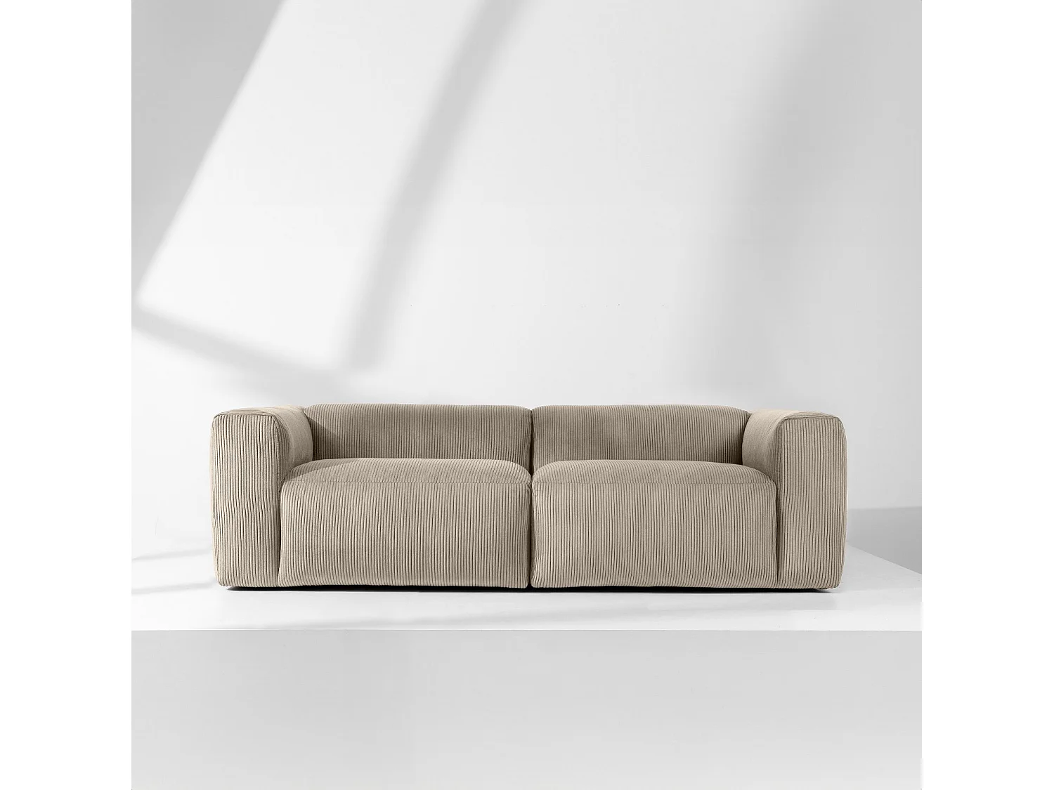 Einzelsofa - modular - 4-sitzer - Beige