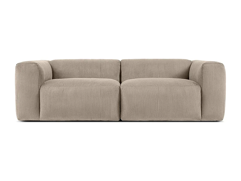 Einzelsofa - modular - 4-sitzer - Beige