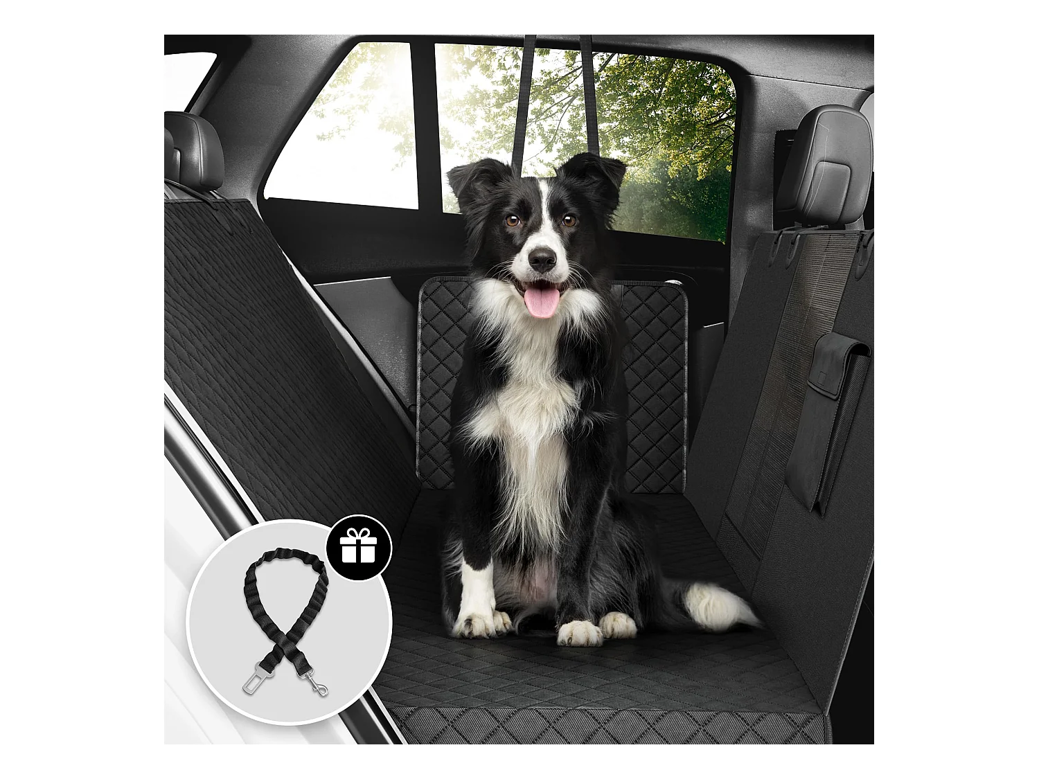 Hundedecke Auto Rückbank/Kofferraum/Vordersitz +