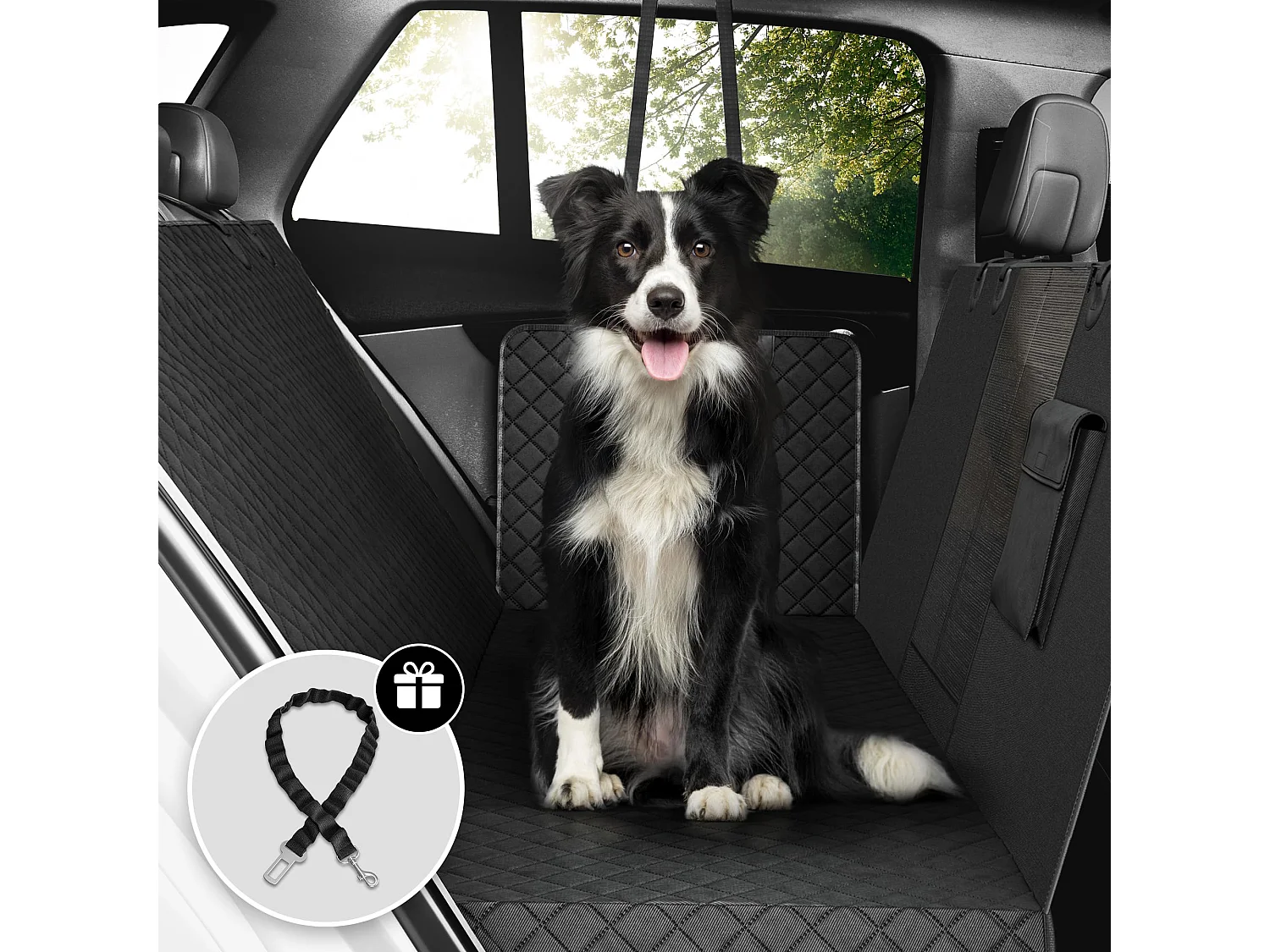 Hundedecke Auto Rückbank/Kofferraum/Vordersitz +