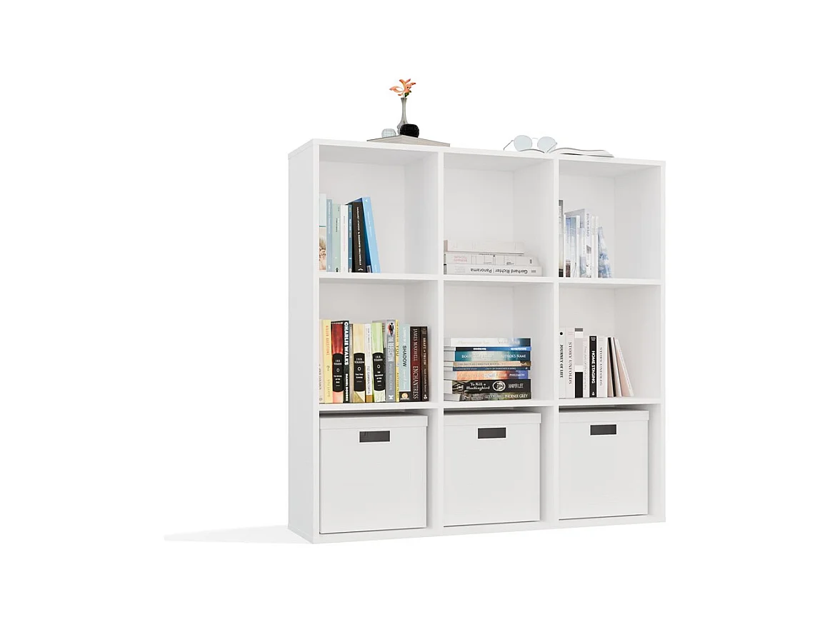 Étagère Malax 3X3 H BLANC