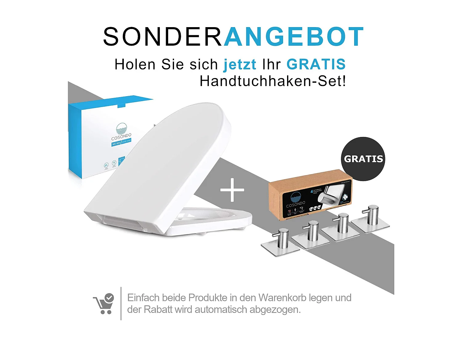 Cosondo PREMIUM Toilettendeckel - WC Sitz mit