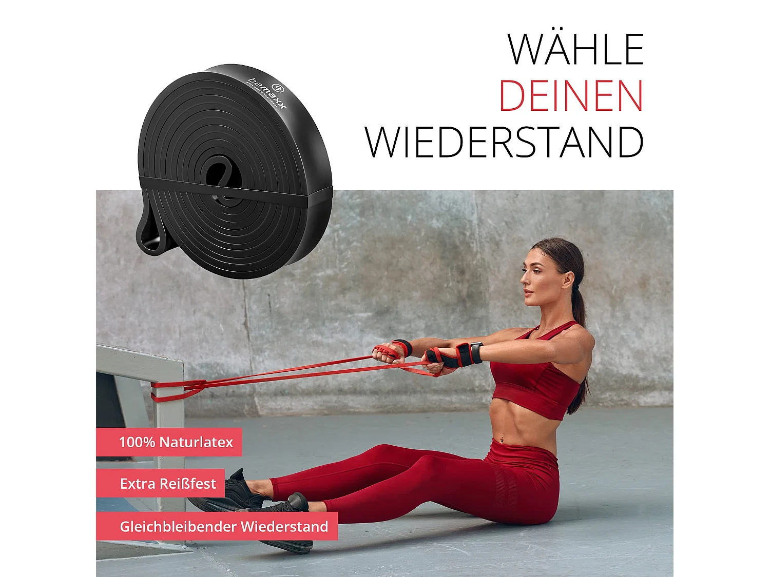 Fitnessband Pull Up Resistance Band, Klimmzughilfe