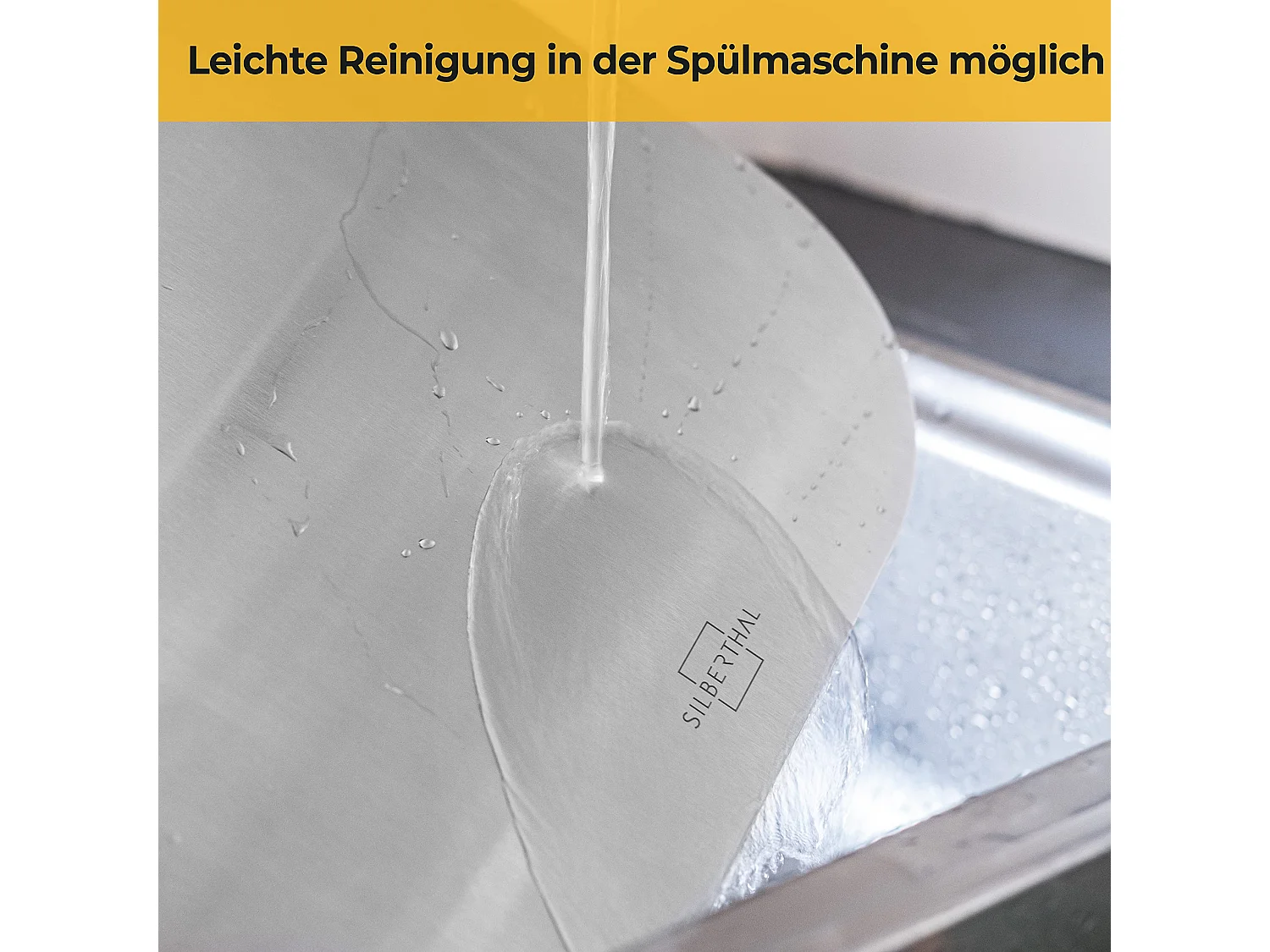 SILBERTHAL Pizzaschieber Edelstahl 30cm - Griff