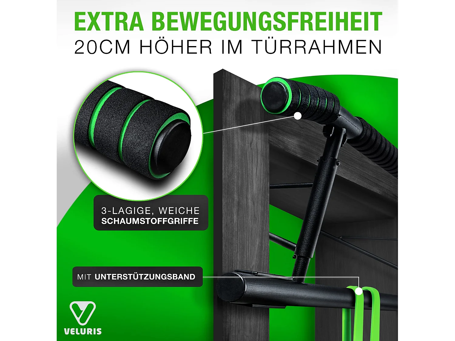Veluris Klimmzugstange Türrahmen - Stark