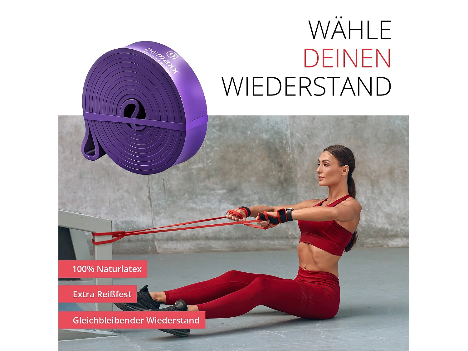 Fitnessband Pull Up Resistance Band, Klimmzughilfe