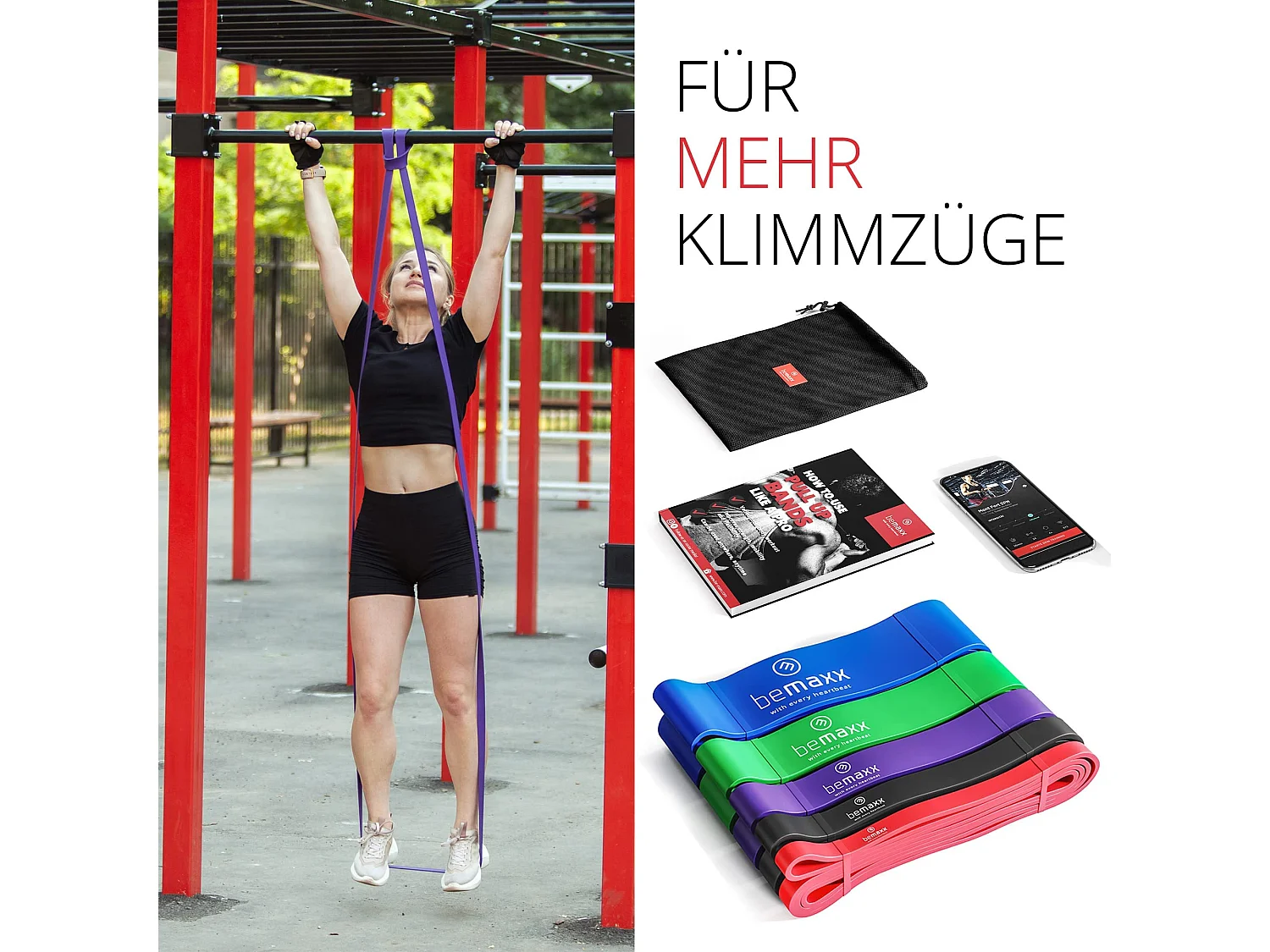 Fitnessband Pull Up Resistance Band, Klimmzughilfe