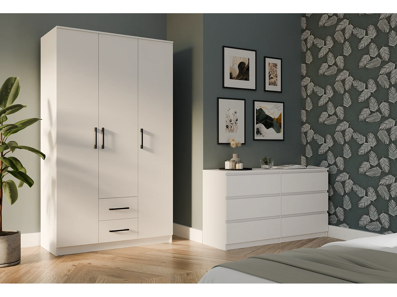 Armoire Romana 120 BLANC