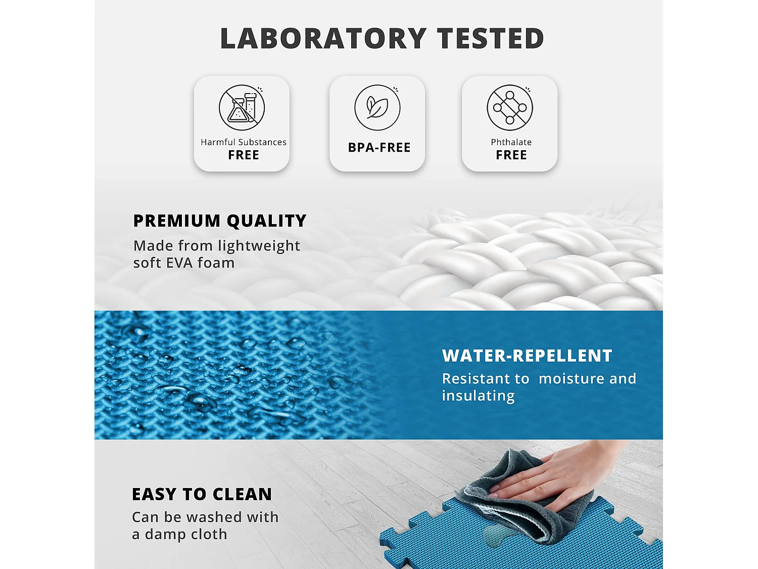 Schutzmatten Bodenschutzmatte Set Sportmatte