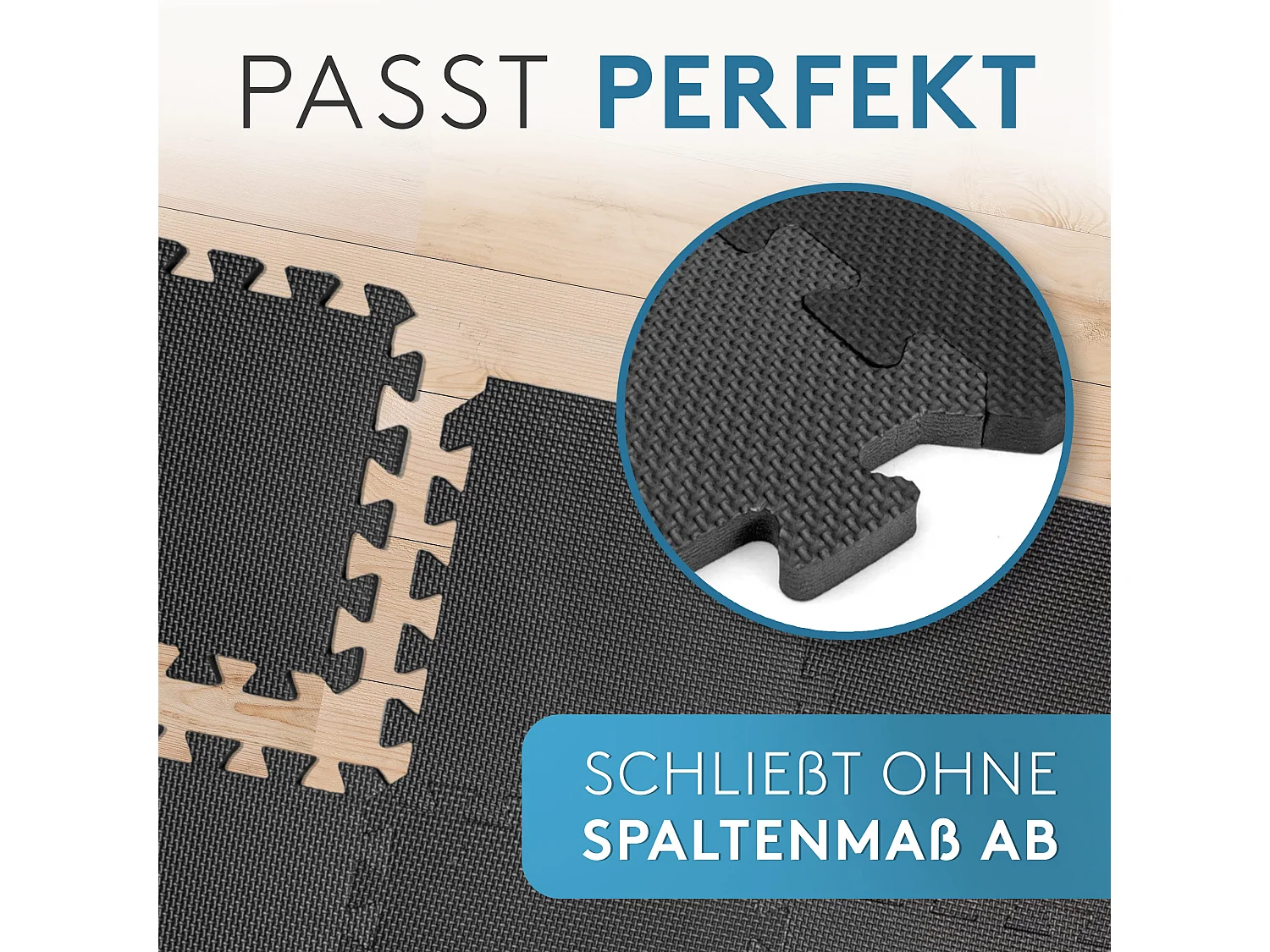 Veluris Bodenschutzmatte Fitness Matte [31x31cm] -