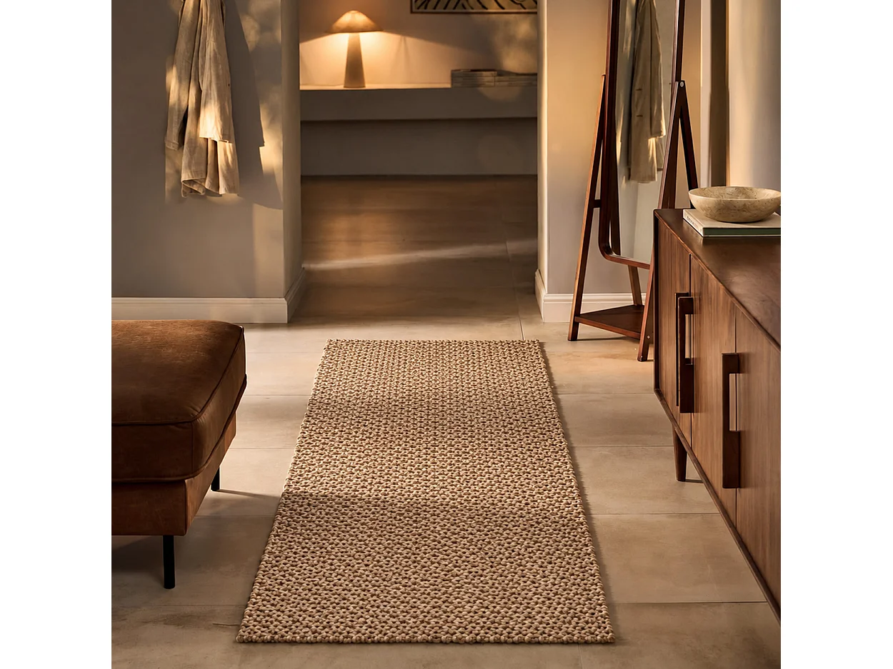 Le Tapis De Couloir Sizali - Naturel - 120x70