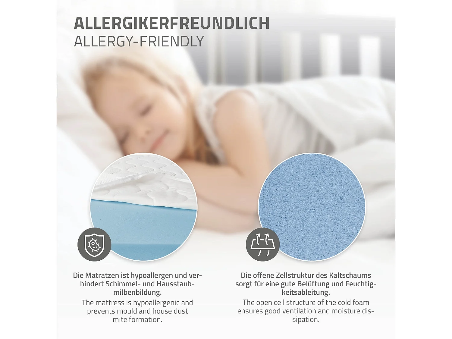 Lettino per bambini letto casa griio con sponde 90x200cm  materasso legno tenda