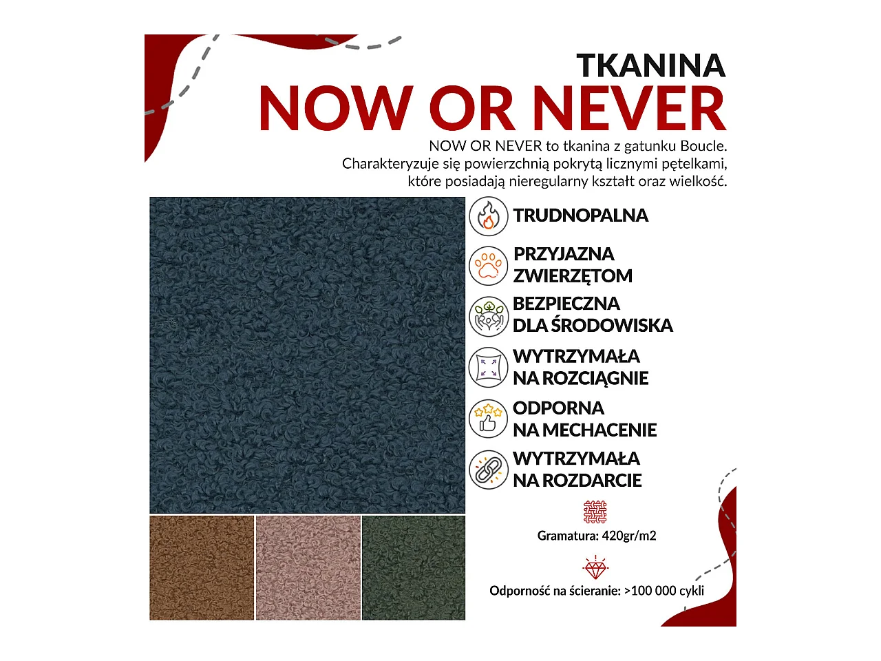 Ecksofa ORTA - Schlaffunktion und Bettkasten, lose Kissen, gesteppter Sitz, L-förmige Ecke - Beige Boucle - Ecke Links