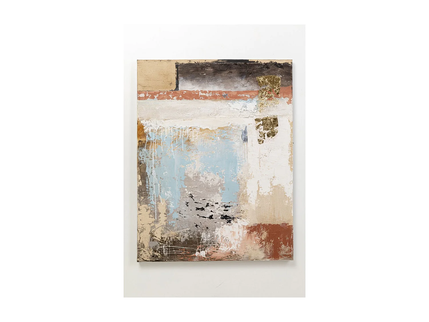 Quadro su tela Art Splash blu 90x120cm