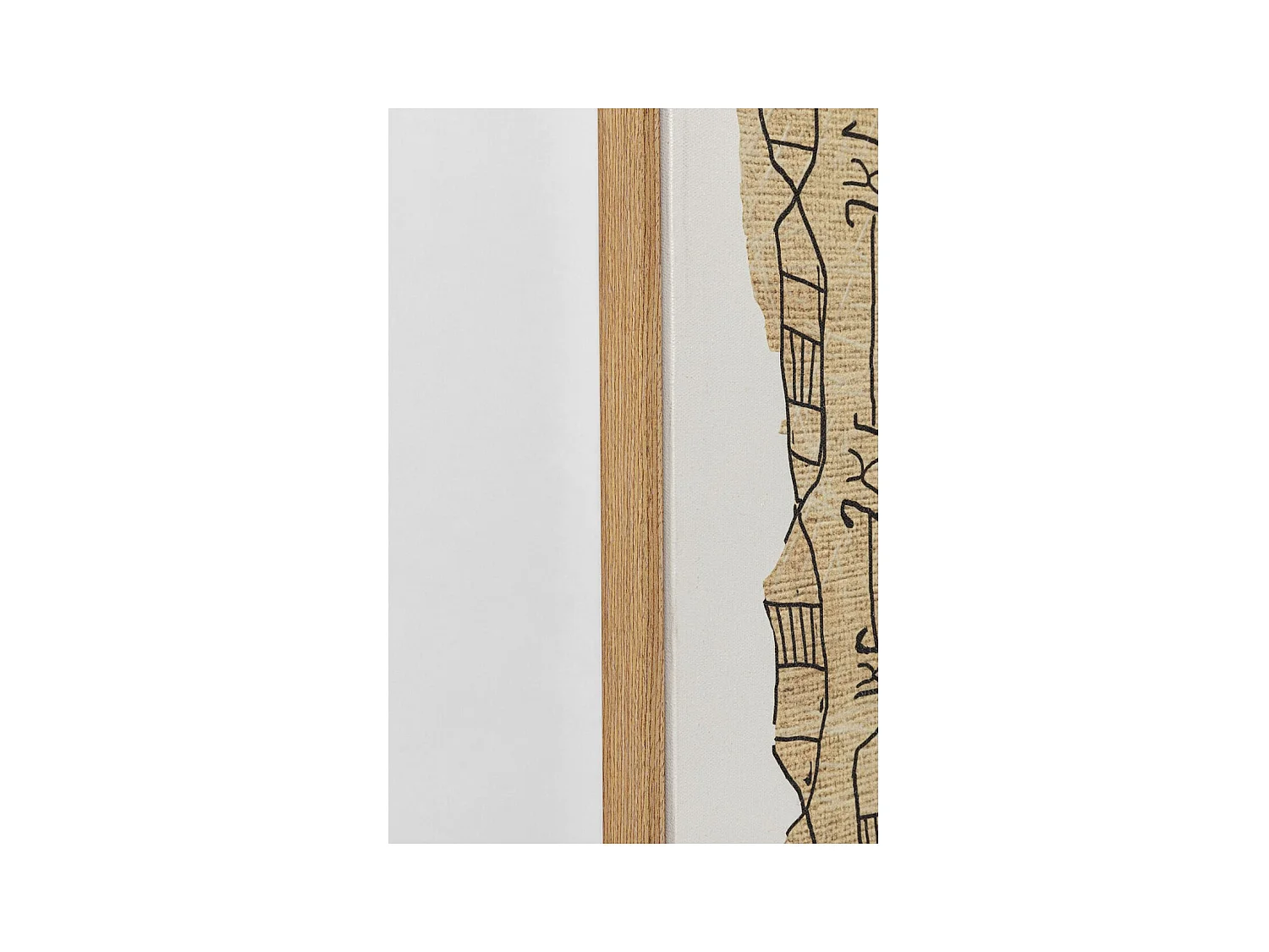 Framed Picture Native Spirals 50x150cm