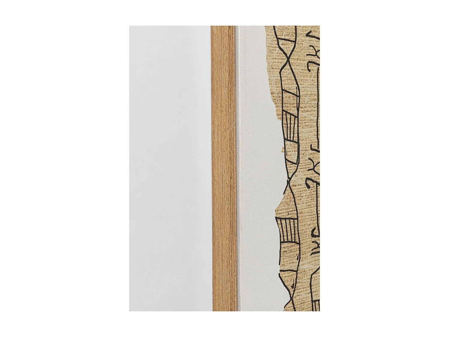 Gerahmtes Bild Native Spirals 50x150cm