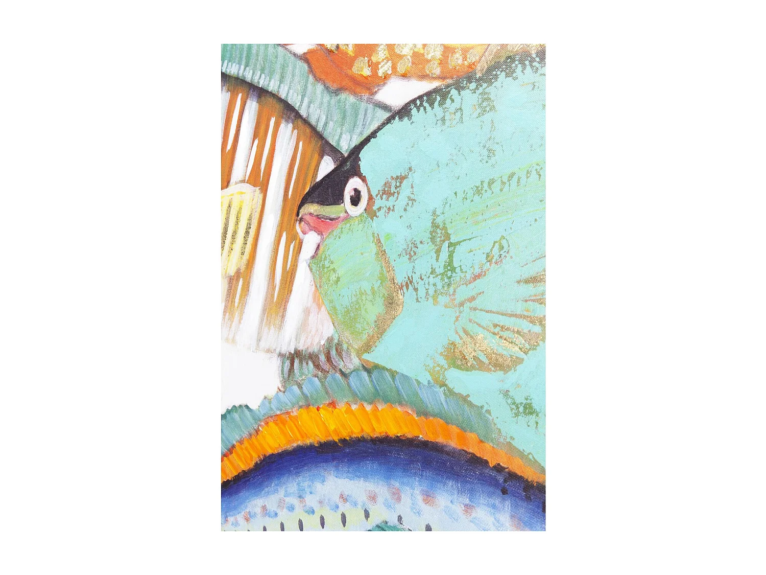 Tableau Touched Fish Meeting Two 75x100cm