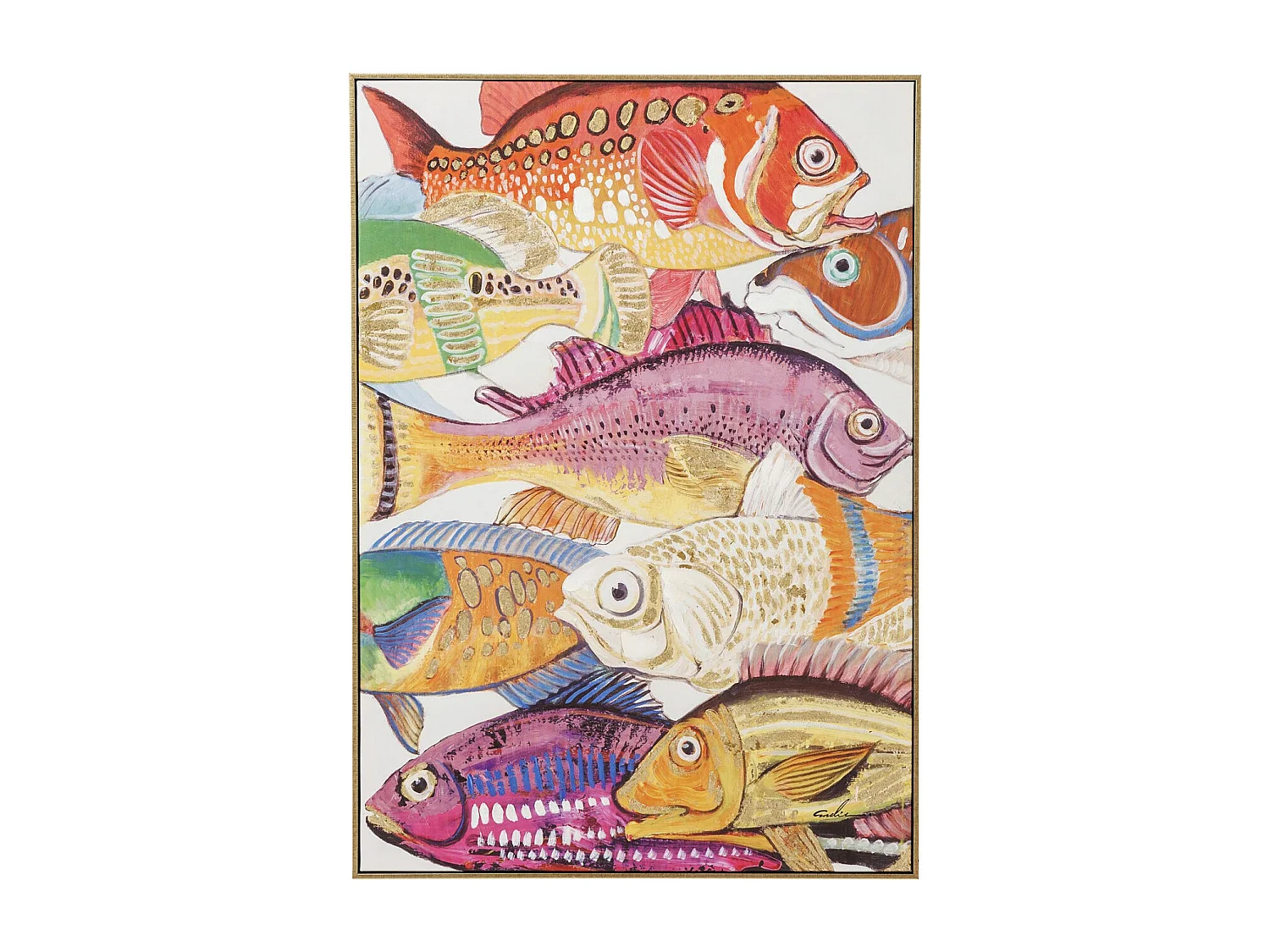 Bild Touched Fish Meeting One 100x75cm