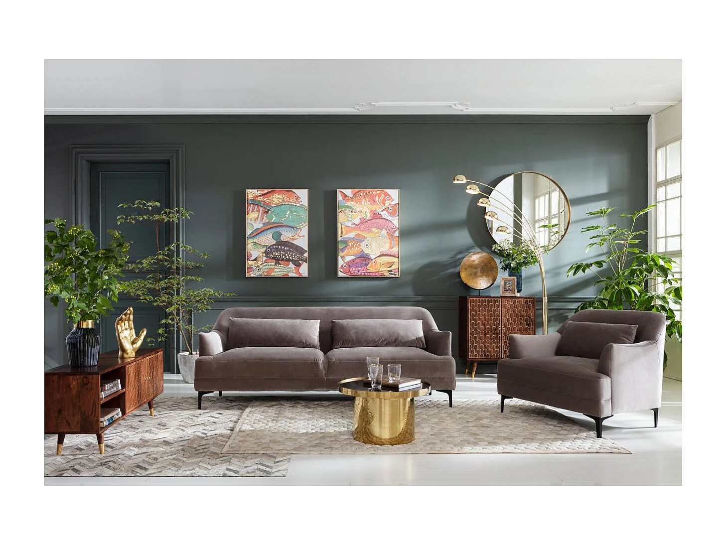 Bild Touched Fish Meeting One 100x75cm