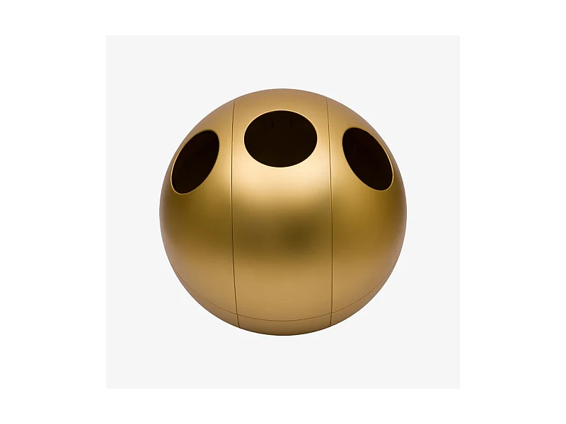 Sfera Metal Or - Poubelle design pour le tri des déchet