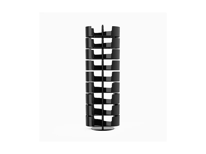 Infinity Noir à 9 étagères - Meuble à chaussures design