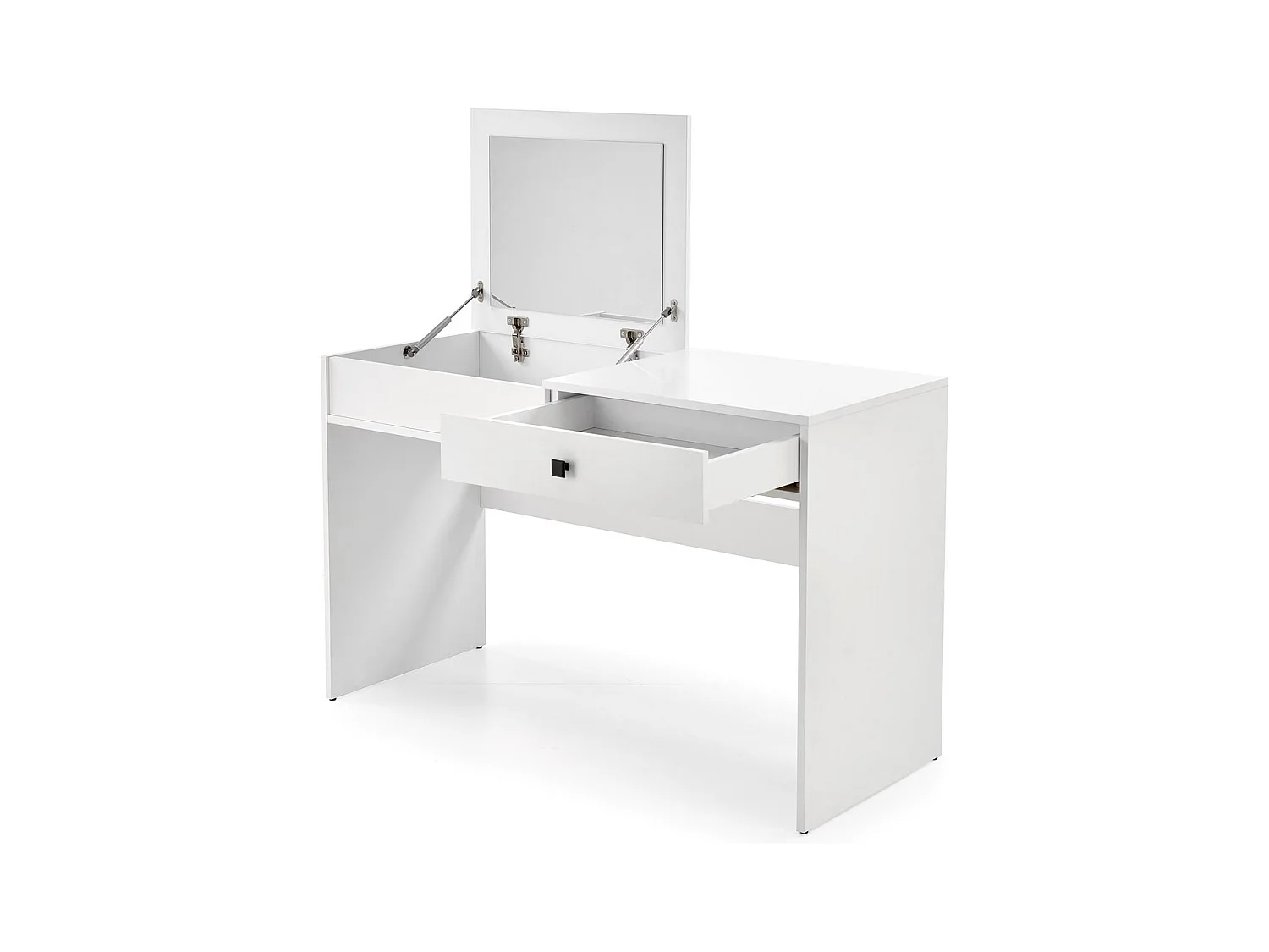 Toletta Megan con specchio e cassetti, bianca