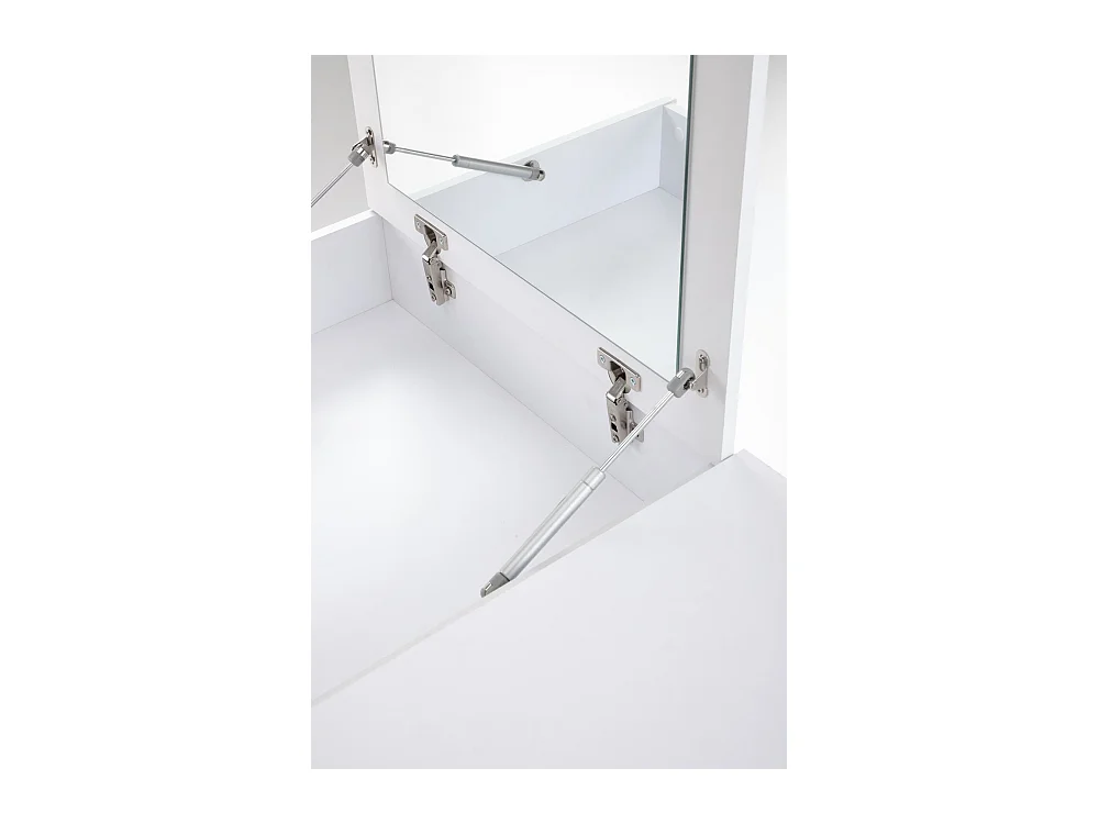 Toletta Megan con specchio e cassetti, bianca