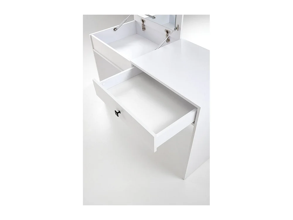 Toletta Megan con specchio e cassetti, bianca