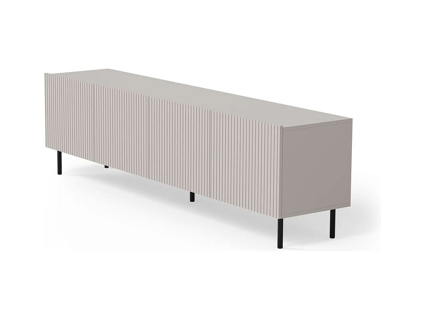 Mobile TV Paxos/Porte girevoli/MDF e piano per mobili/Grigio