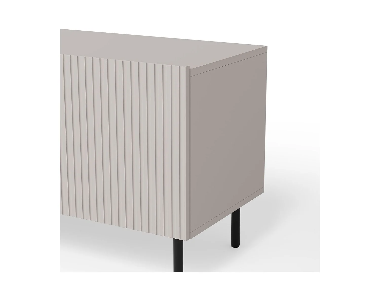 Mobile TV Paxos/Porte girevoli/MDF e piano per mobili/Grigio