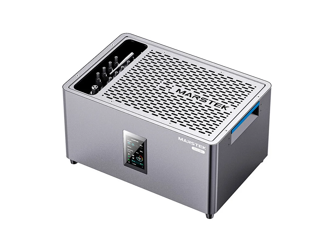 Solargenerator, Balkonkraftwerk MARSTEK, plug & play, mit APP und LFP-Batterie 2.56kWh, 4 MPPT, Solareingang 2400W