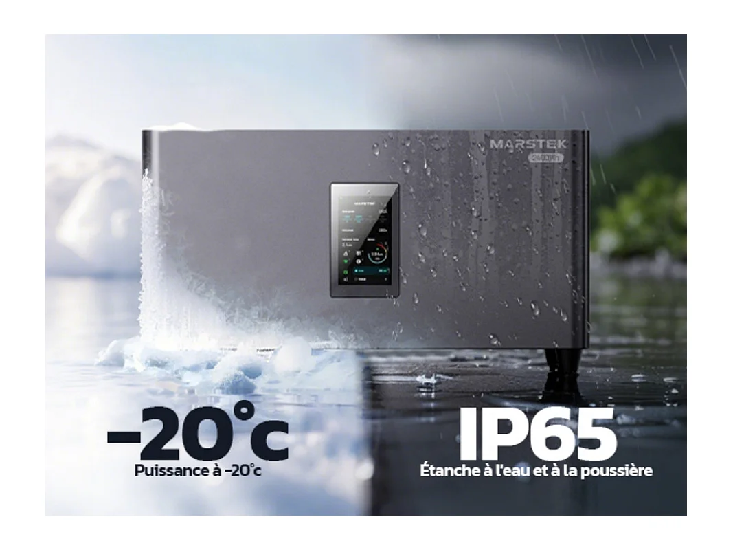 Solargenerator, Balkonkraftwerk MARSTEK, plug & play, mit APP und LFP-Batterie 2.56kWh, 4 MPPT, Solareingang 2400W