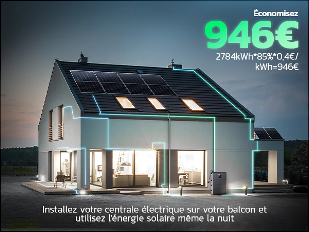Module de batterie de stockage supplémentaire pour centrale solaire MARSTEK, capacité 2.56kWh, plug & play, batterie LiFePO4