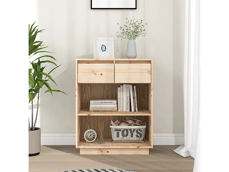 Armoire console 60x34x75 cm Bois de pin solide