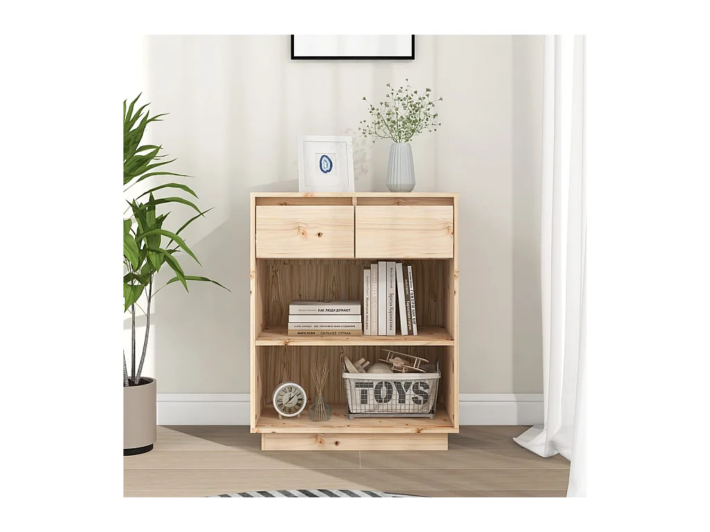 Armoire console 60x34x75 cm Bois de pin solide