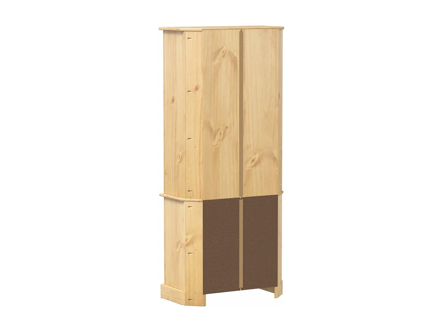 Buffet haut Corona 74x38x170 cm bois de pin massif