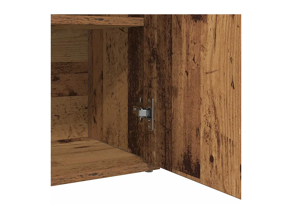 Buffet vieux bois 60x30x75 cm bois d'ingénierie