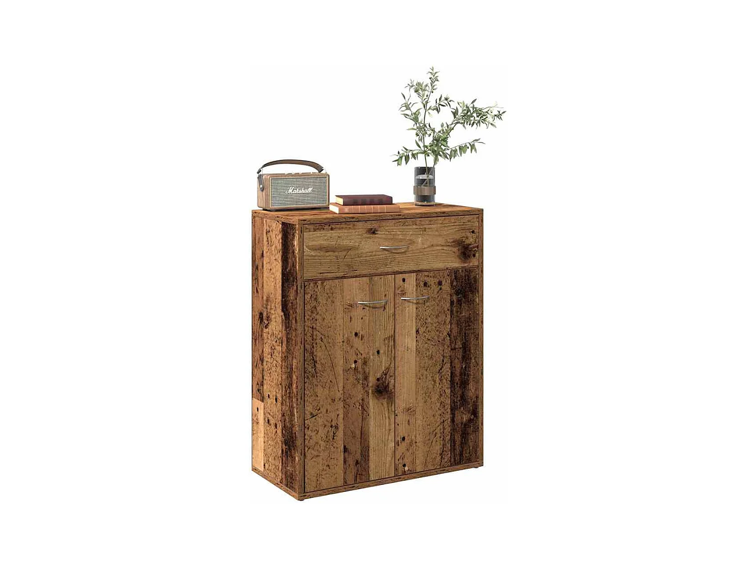 Buffet vieux bois 60x30x75 cm bois d'ingénierie