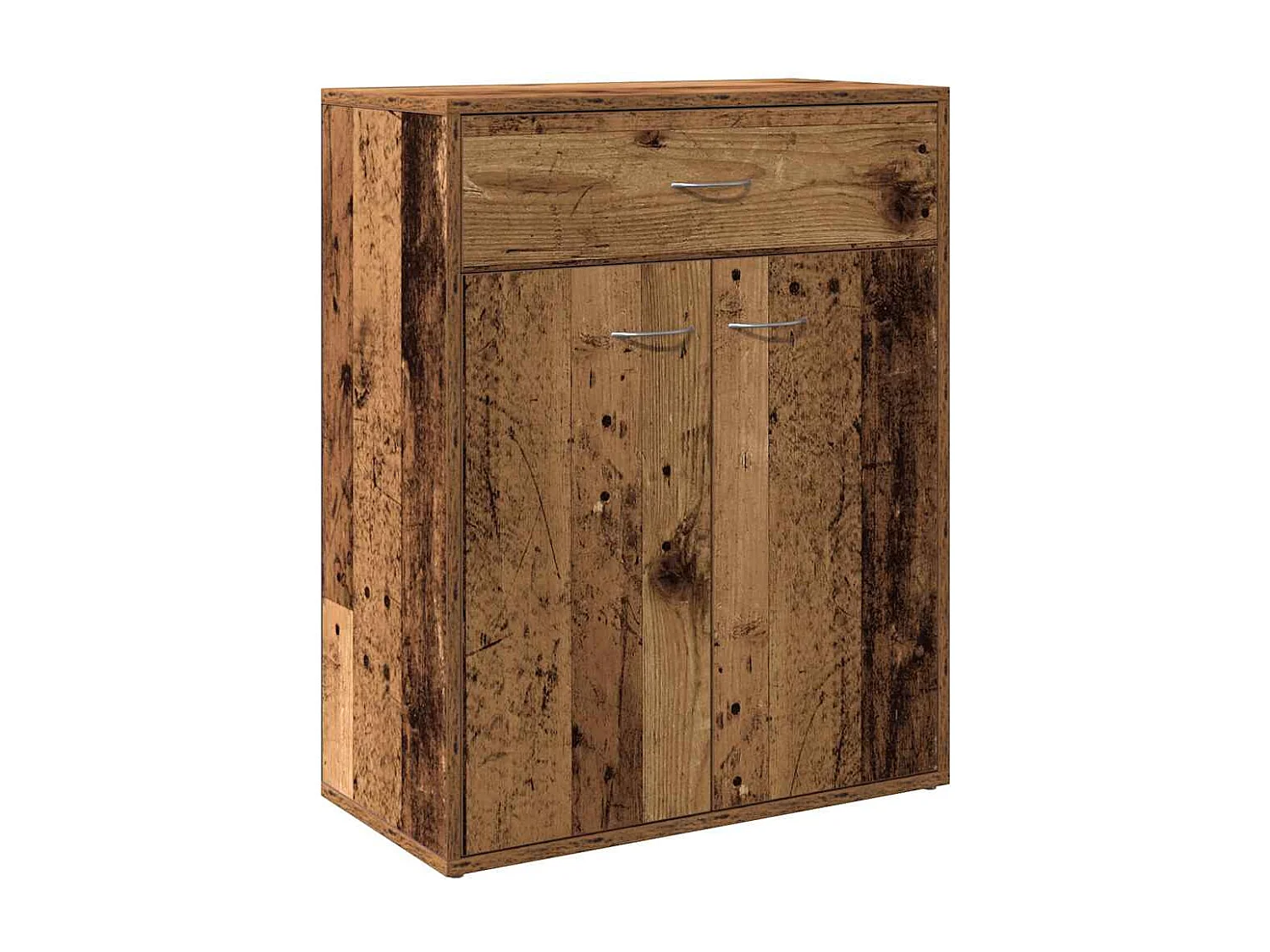 Buffet vieux bois 60x30x75 cm bois d'ingénierie