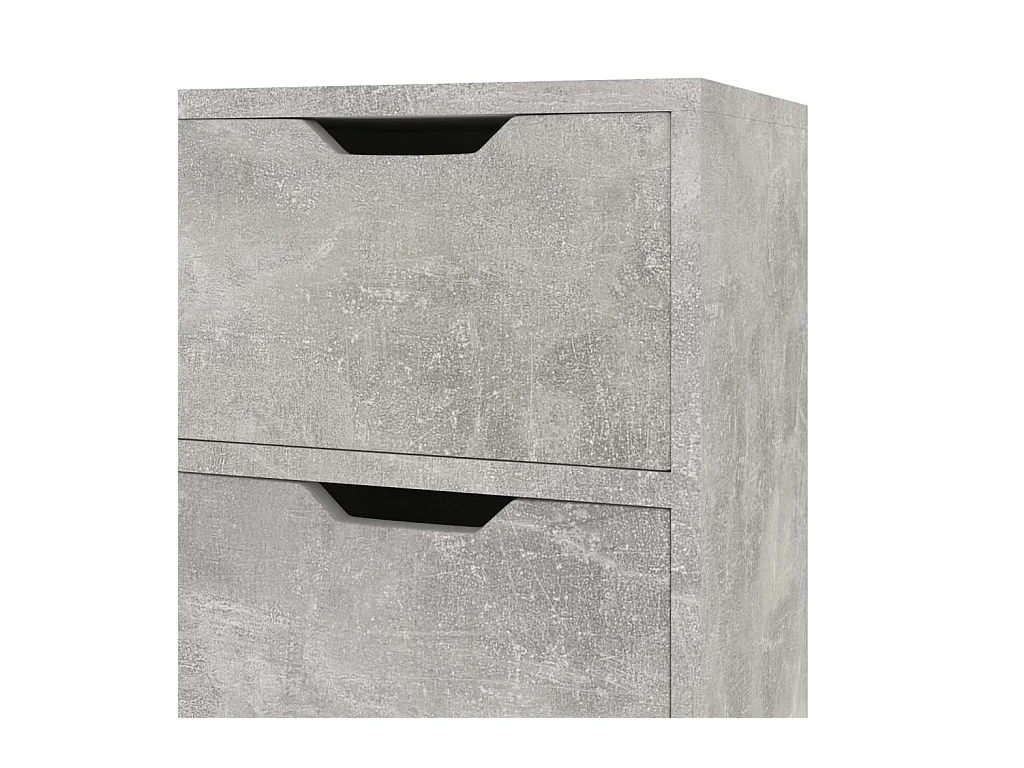Credenza grigio cemento 90x30x72 cm in legno ingegnerizzato