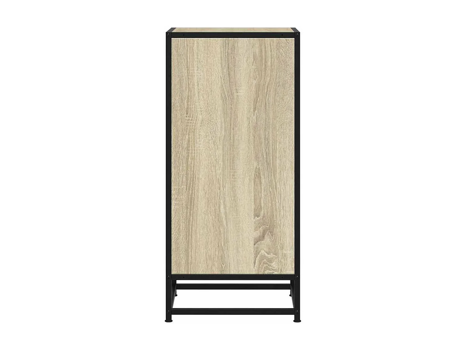 Credenza in rovere Sonoma 35,5x35x76 cm in legno ingegnerizzato e metallo